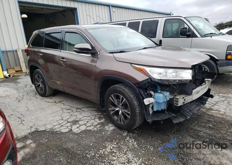 2017 Toyota Highlander Le из США, поврежденный, VIN 5TDBZRFH0HS446948